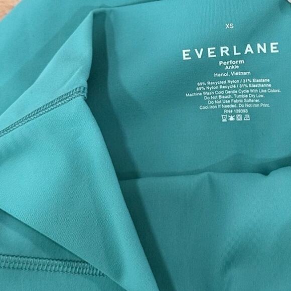 Everlane Soft Green Perform Legging Ankle Activewear performance  size XS - Picture 7 of 8